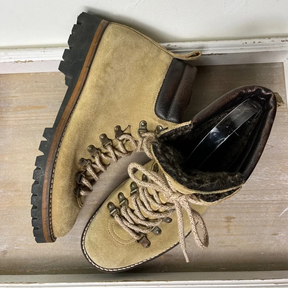 TAFT Viking Boots EU41 US8 /W10 Suede Vibram Hiking Combat Rugged Outdoor Spain